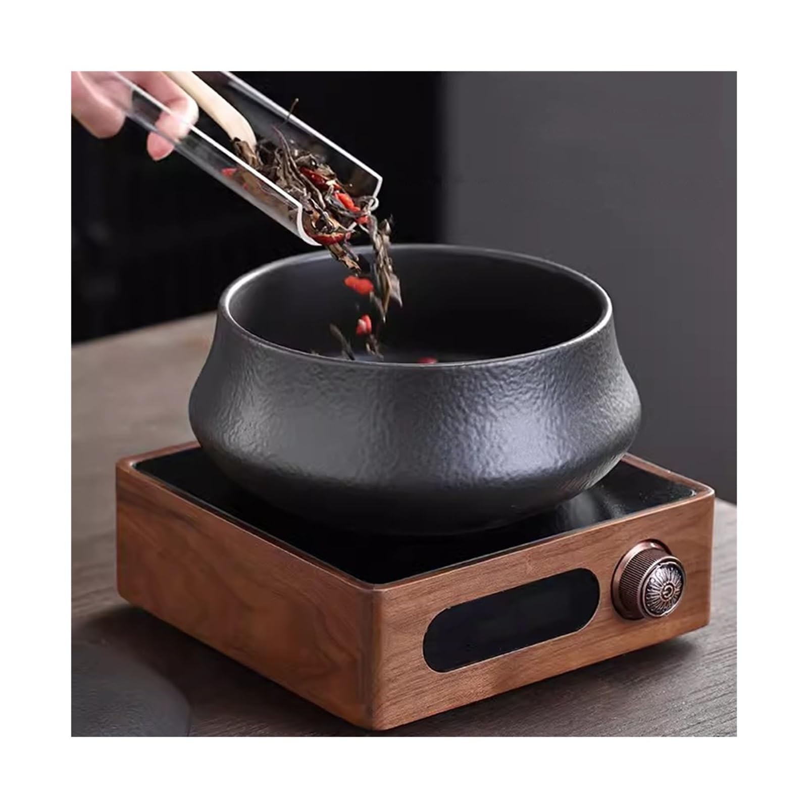 Tetera Tetera eléctrica de cerámica, Tetera de cerámica, Olla de Agua y Fuego de carbón, preservación de la Salud, Olla de té for cocinar al Vapor Hervidor de Té