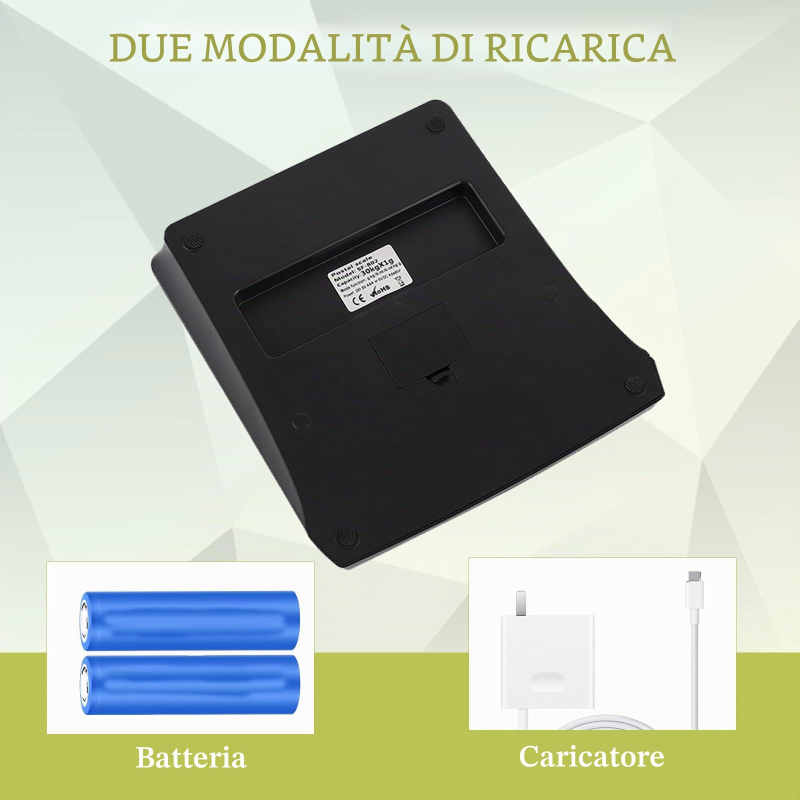 Bilancia Digitale Cucina Digitale Acciaio Inossidabile 30kg,Bilancia Cibo Multifunzionale per la Cottura Della Frutta,Bilancia da Cucina con Display lcd e Funzione Tara Kitchen Scales (Nero)