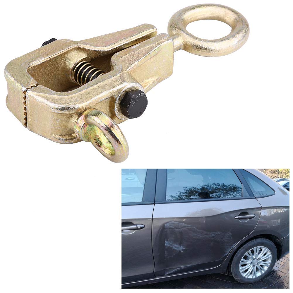 Pinza de tracción Pinza de tracción, 5 toneladas arriba y recto, marco de 2 vías, autoestimulante, asas de marco, clip de reparación de cuerpo automático