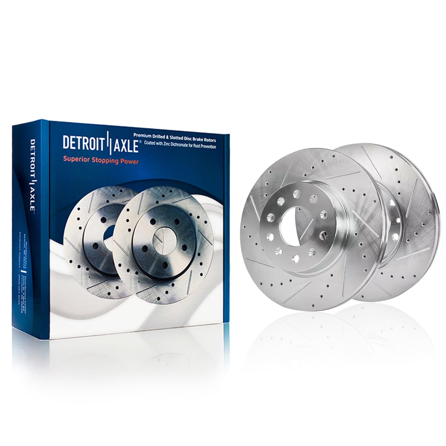 Detroit Axle - Rear Brake Rotors for 2020-2024 Cadillac CT4