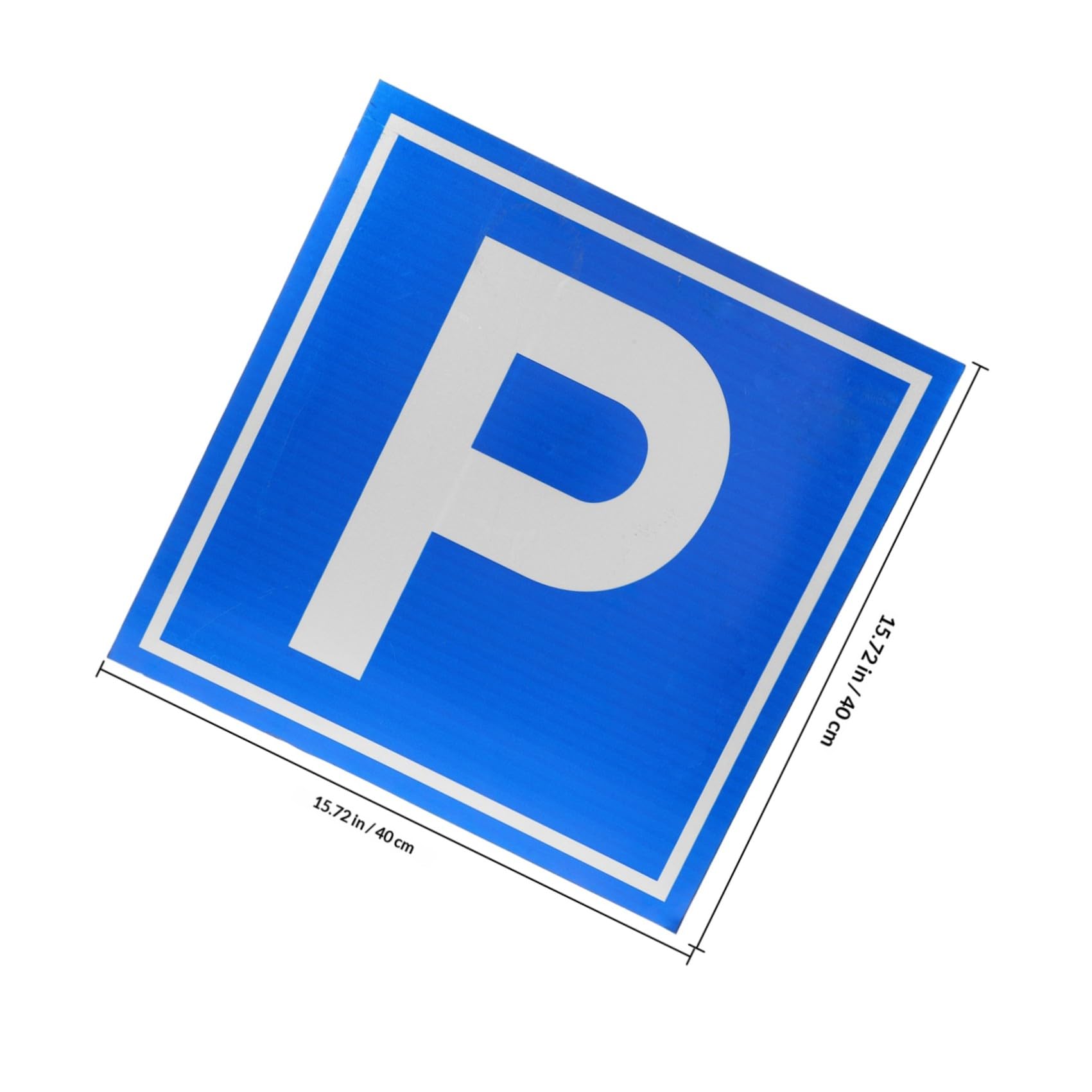 Cartello Simbolo Parcheggio P in Lega di Alluminio Blu | Segnale di Sicurezza per Aree Indicazioni Visibili, Uso in Parcheggi e Altri Spazi Necessità di Segnaletica Chiara