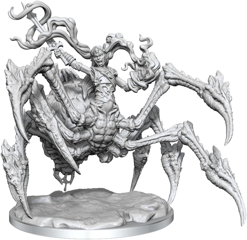 WizKids D&D Frameworks: Drider - Unpainted and Unassembled