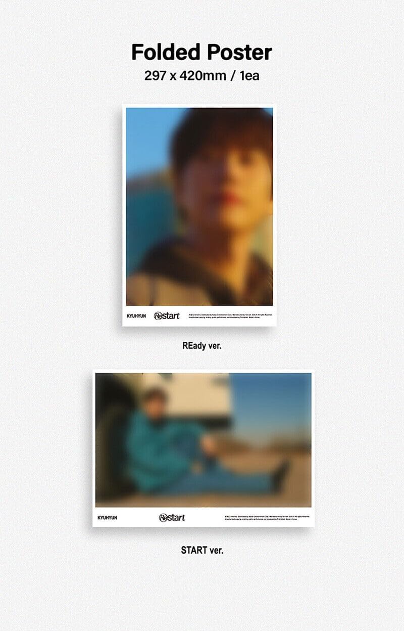 SUPER JUNIOR KYUHYUN [RESTART] EP Album (START Ver.) K-POP SEALED