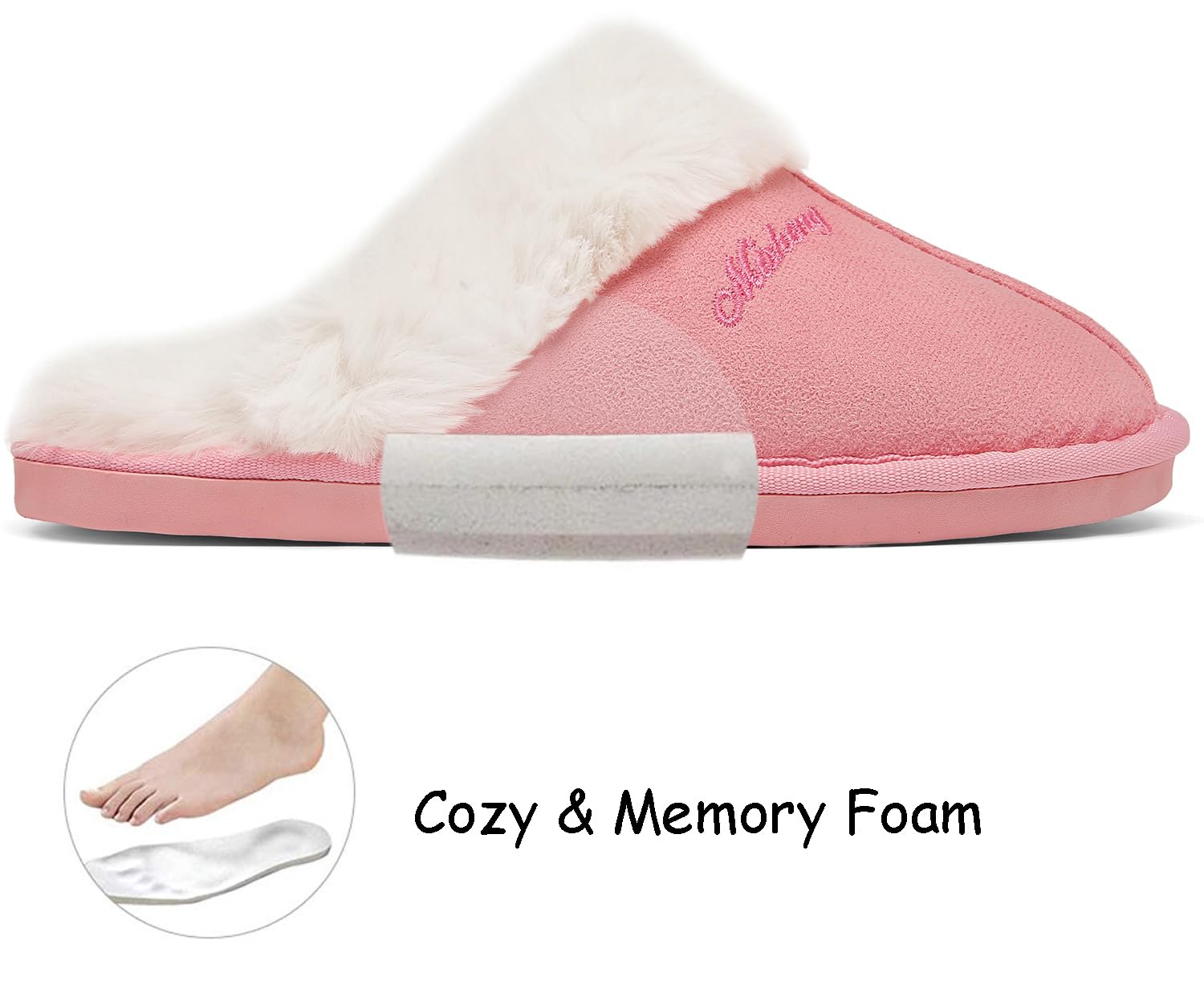 ChayChax Pantofole Donna Uomo Invernali Caldo Comode Ciabatte da Casa in Scamosciate Autunno Pavimento Antiscivolo Slipper Interne in Memory Foam