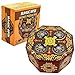 Magic Spin Secret Puzzle Box- Money and Gift Card Holder in a Wood IQ Tricky Lock Box with Hidden Compartments Brainteaser