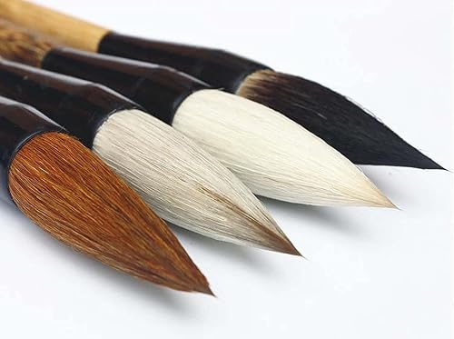 Miniatura 3 de Fendawn Strive 1 pincel de caligrafía china Kanji Sumi Dibujo Acuarela Pincel Negro