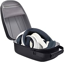 Hard Carrying Case for PS VR2, Travel Case Bag EVA Hard Storage Bag for PS VR2 Gaming Headset and Console Accessories, Large Capacity VR2 Protective Bag with Shoulder Strap (Straw Mat Pattern)