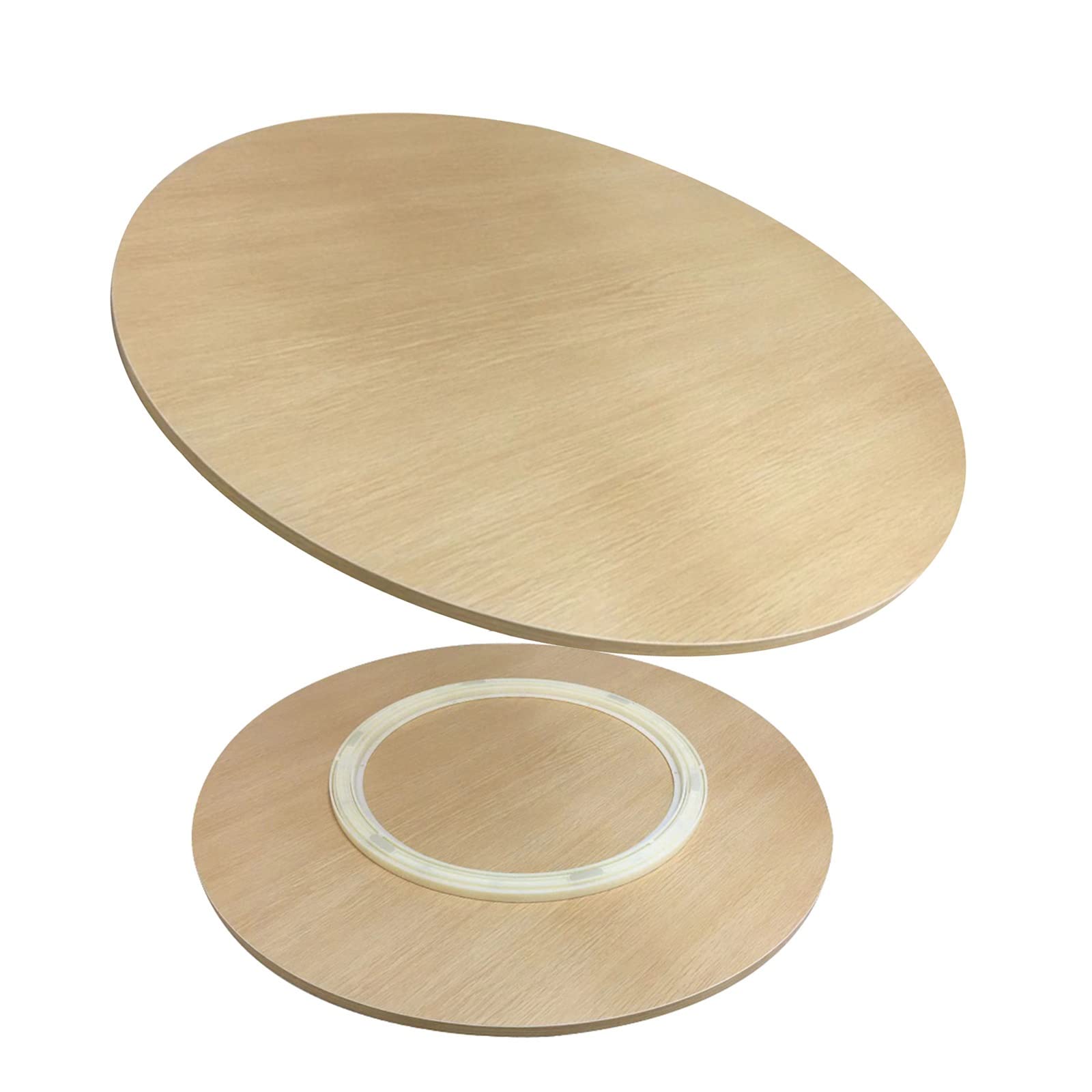 Large Wooden Turntable Lazy Susan, Wooden Lazy Susan Serving Tray, 24in 28in 32in Dining Table Organizer Tray, Rotating Serving Tray Round Dining Table, Kitchen Swivel Plate, Hotel Tabletop Service Pl