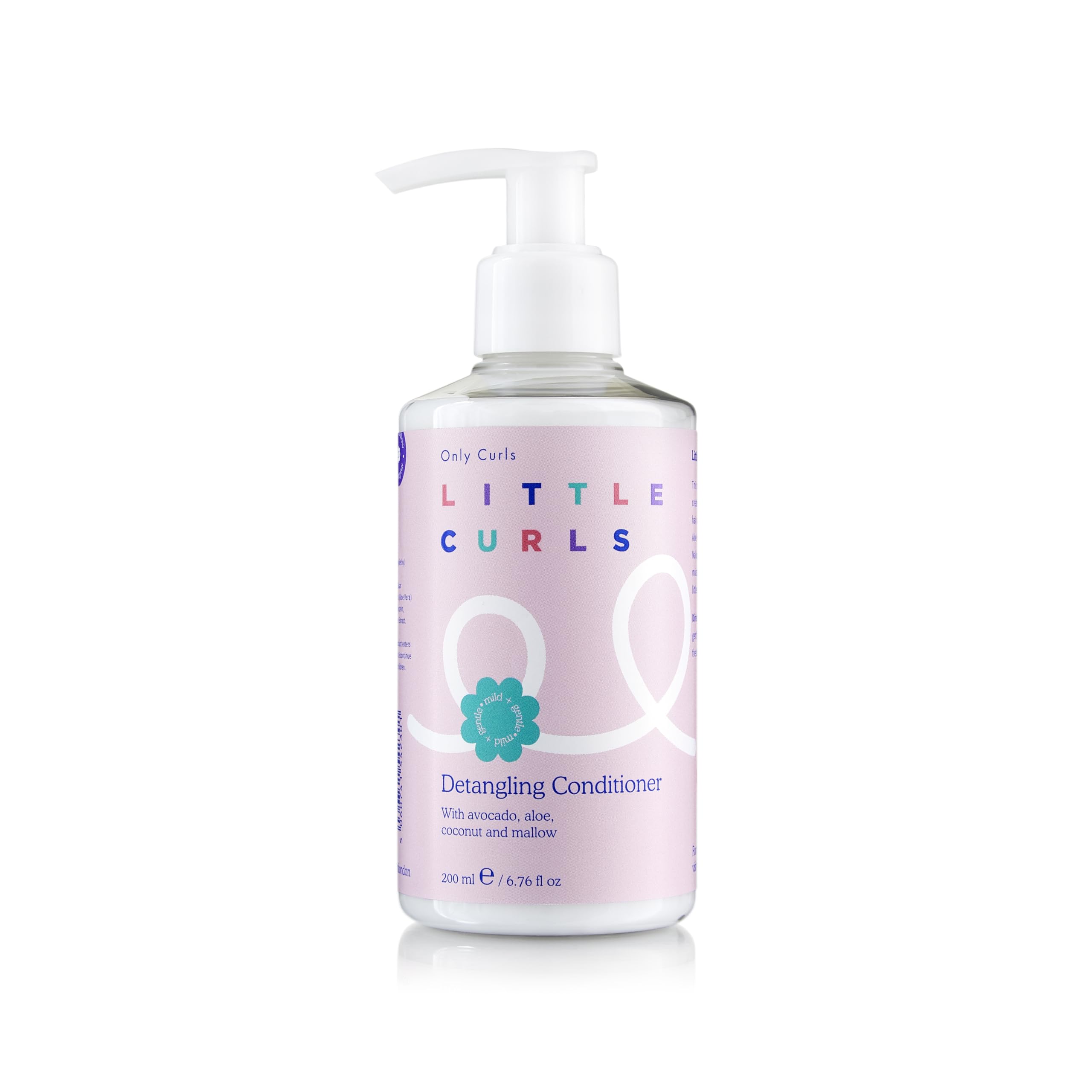 Only Curls Little Curls Detangling Conditioner for Kids 200ml, Gentle Conditioning Formula, Silicone-free, Mild & Lightweight