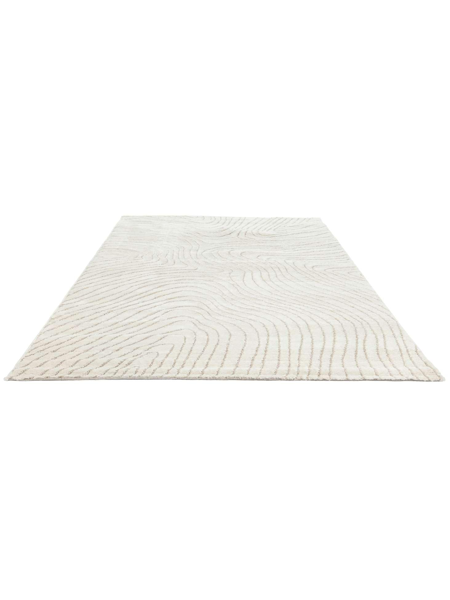 RugVista Chaima, Alfombra, Modernas, 240 x cm, Cuadrado, Pelo Medio, Limpieza en seco, Oeko_Tex_100, Blanco Crema/Beige