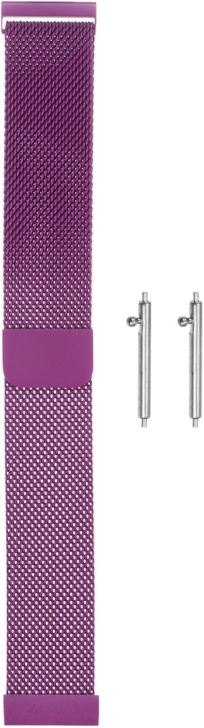 HARFINGTON Stainless Steel Mesh Watch Band Quick Release Adjustable Strap Metal Buckle for Men Women