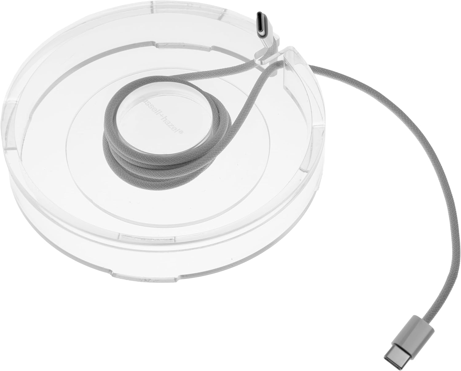 russell+hazel Acrylic Cable Organization Bloc, Desk Organization, 5" x 5"