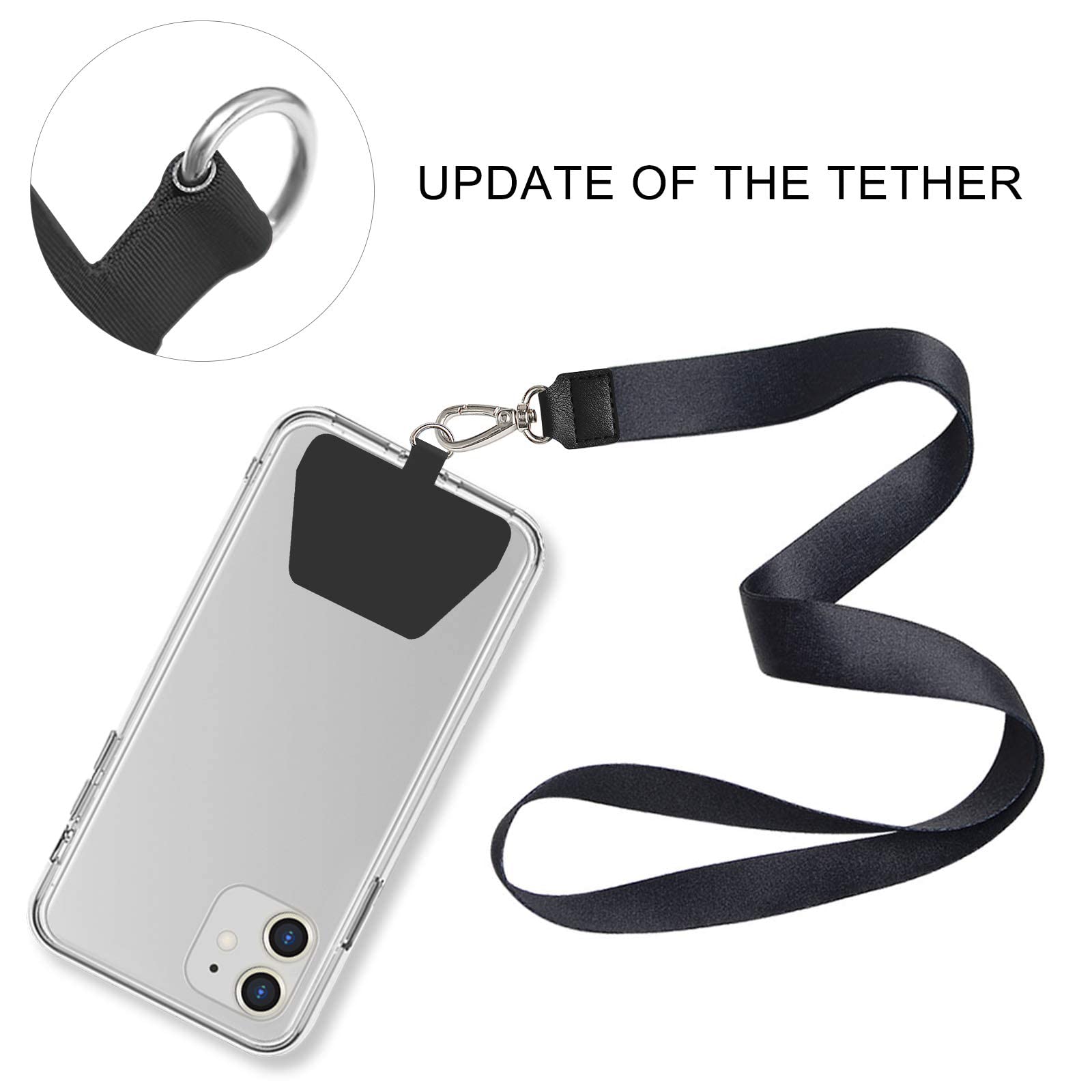 Winter Walking Cleats Phone Lanyard Tab Attachment - Metal Clip For Phone  Cases & Straps Slip-on Crampons Ice Grips Shoes Boots Winter Traction