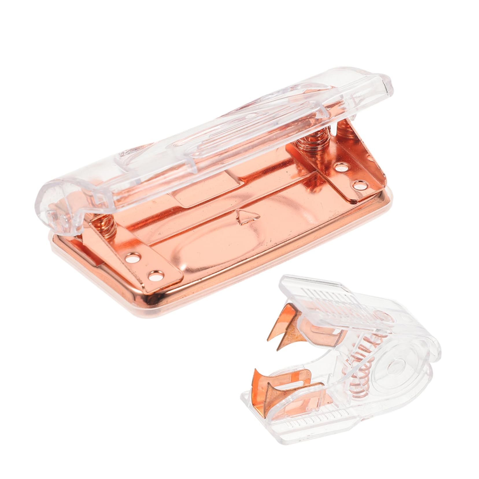 Operitacx 3 Set Di base elegante portatile punzonatrice perforatore strumenti per la rimozione dei punti metallici levapunti per ufficio Metallo attrezzo dispositivo di rimozione impostare