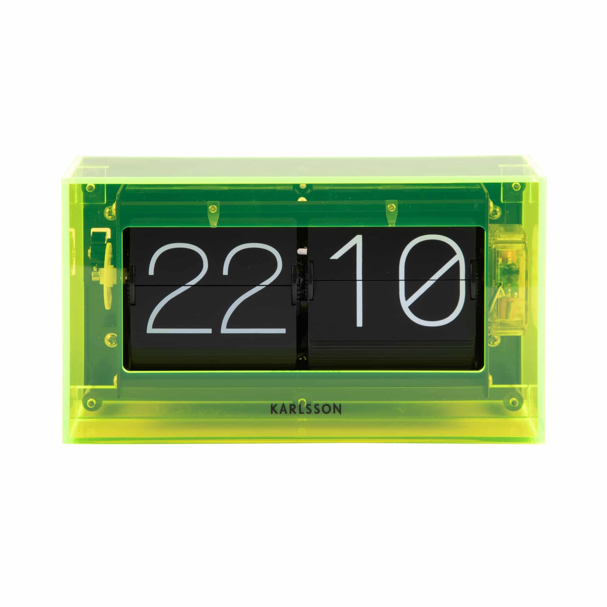 Present Time - Horloge à Poser Boxed Flip H11,7cm