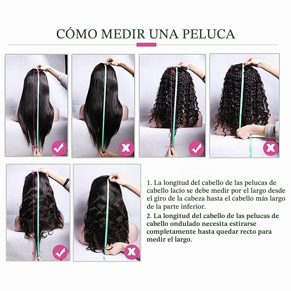 Pelucas Mujer Pelo Natural Humano Peluca de Pelo Recto Femenina Negra Straight Human Hair Headband Wig Cabello Humano con Peluca en La Cabeza 12 Inch 150% Density