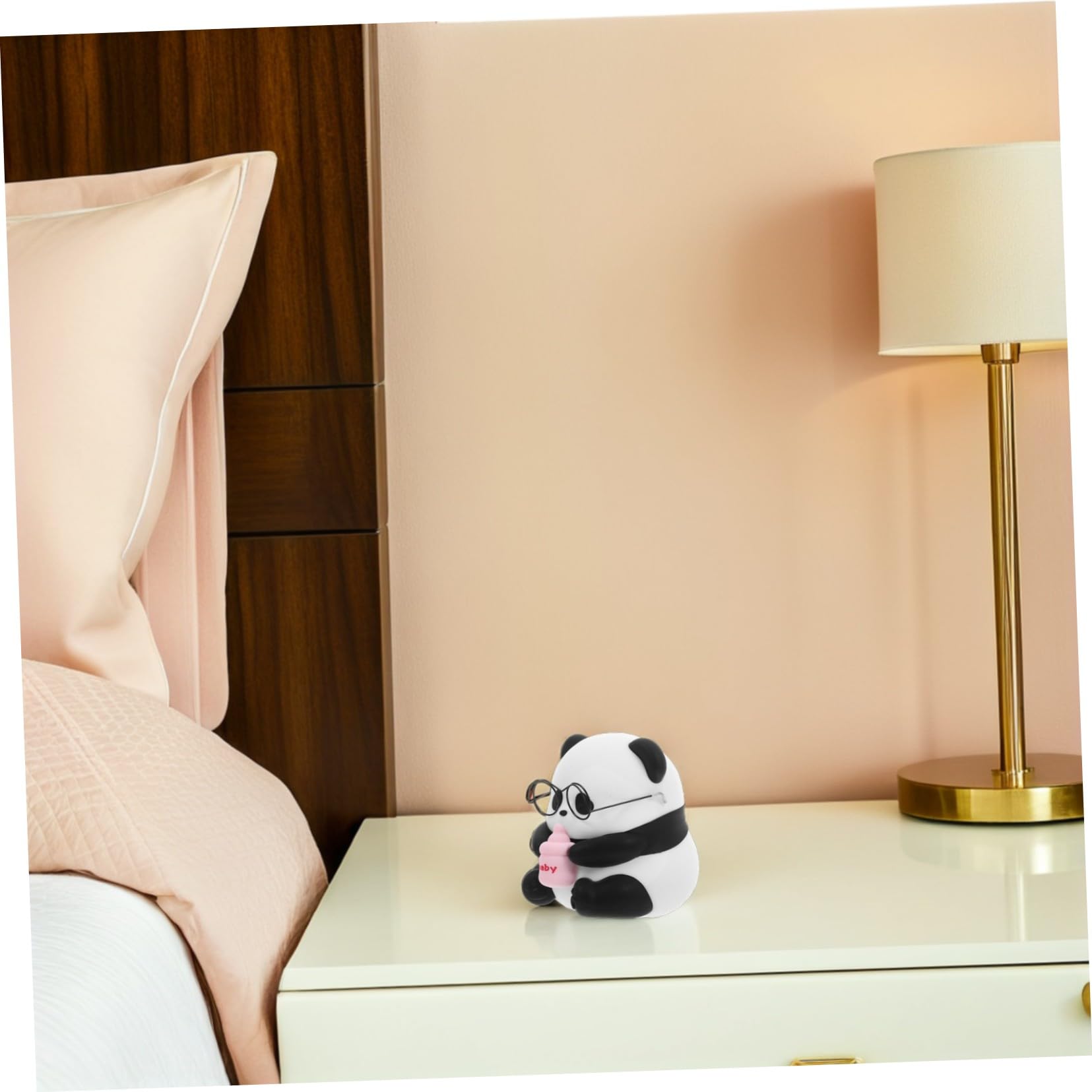Homoyoyo Lámpara Nocturna Panda de Silicona Suave Luz LED Regulable Recargable y Táctil Luz de Mesa para Dormitorio Infantil y Acogedor