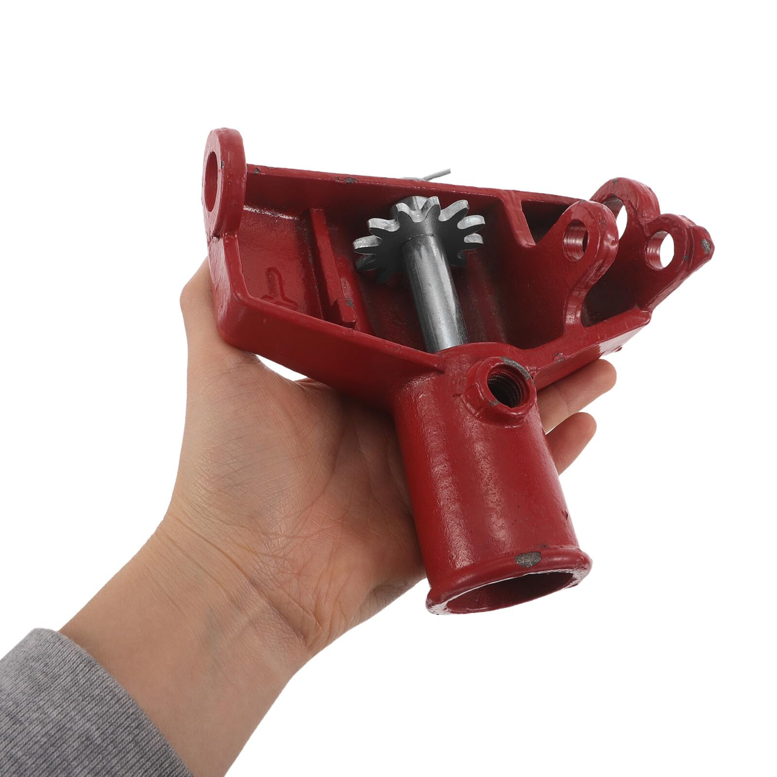 Ricambio Cric Idraulico Orizzontale 3 Ton in Metallo Rosso | Compressione Totale 145mm, per Officine Auto e Manutenzione Garage, Adatto a Fai da Te e Meccanici