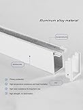 Aluminium Blackout Strips with Screw Kit,U-Channel Light Blockers Side Tracks for Window Shades,Roller Blinds Gap(97inch/246.3cm) - Image 4