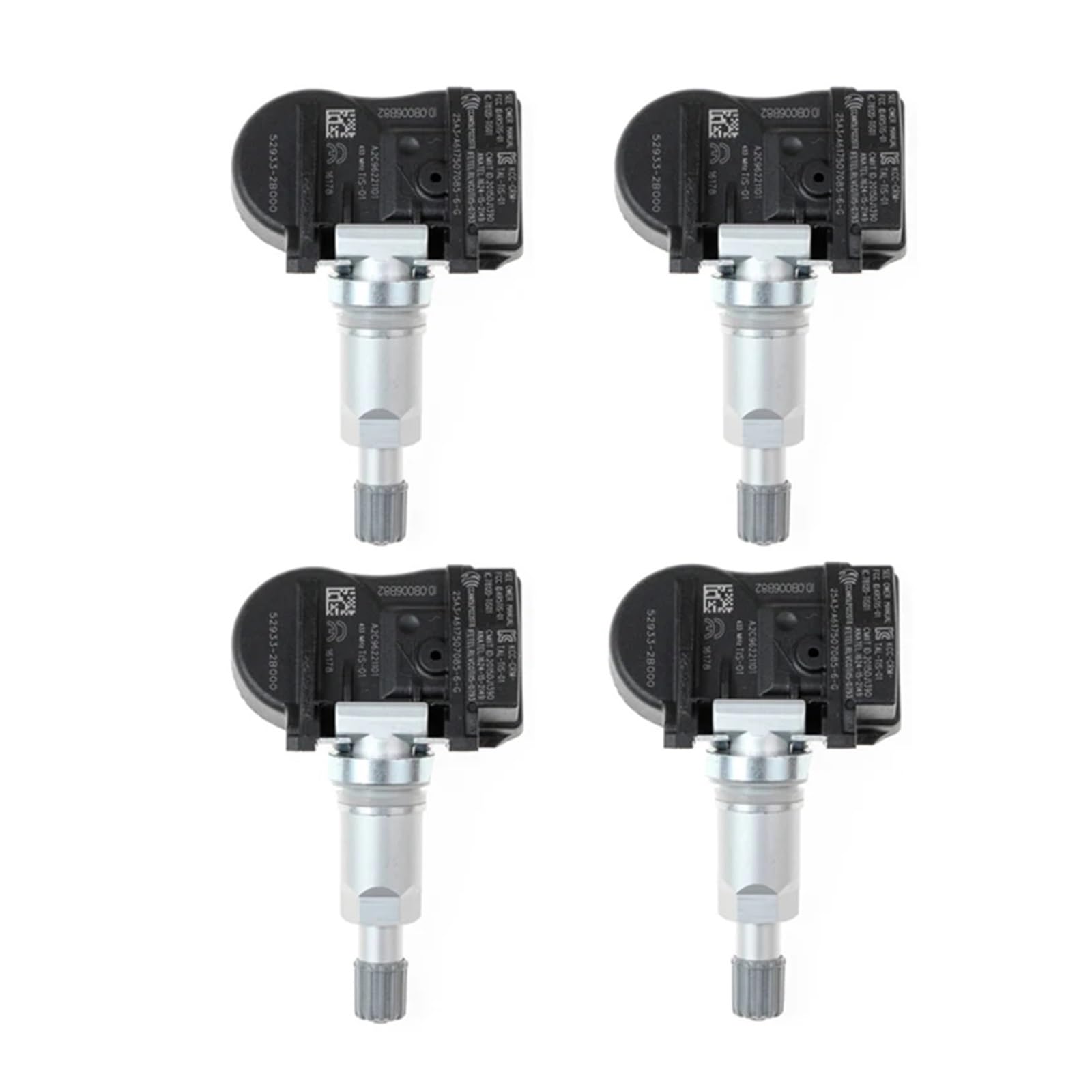 Système de surveillance TPMS pression des pneus NEGRO capteur 52933-2B000 accessoires auto x4 - 6