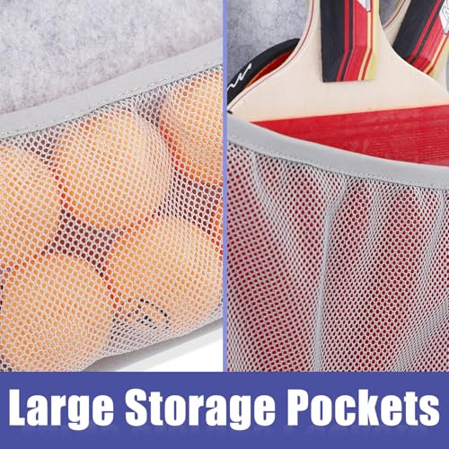 image for VISEMAN Ping Pong Storage Rack, Table Tennis Racket Holder Wall Mount 