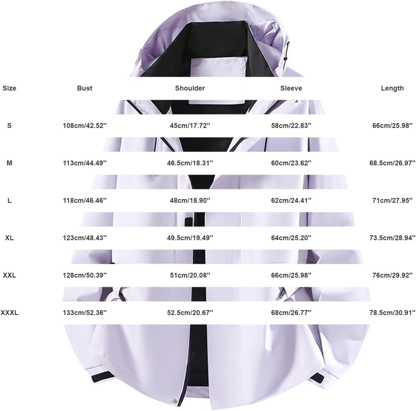 HJINGSUN Windbreaker Jackets for Men Waterproof Rain Coats for Hiking