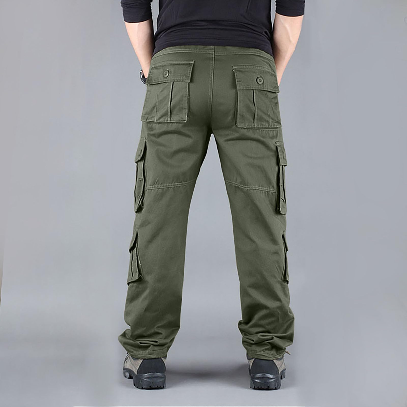 uxxnjfg Pantalon Trekking Hombre Trabajo Trekking Militar Pantalones Senderismo Tallas Grandes Pantalon con Bolsillos Tacticos Ropa Deportiva Hombre