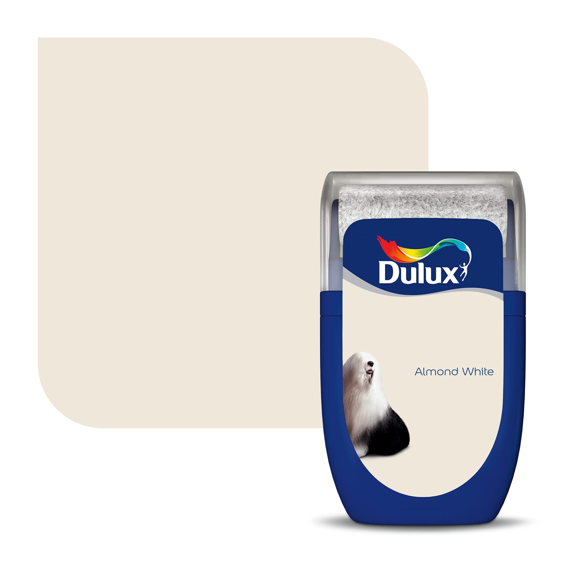 DuluxWalls & Ceilings Tester Paint, Almond White, 30 ml