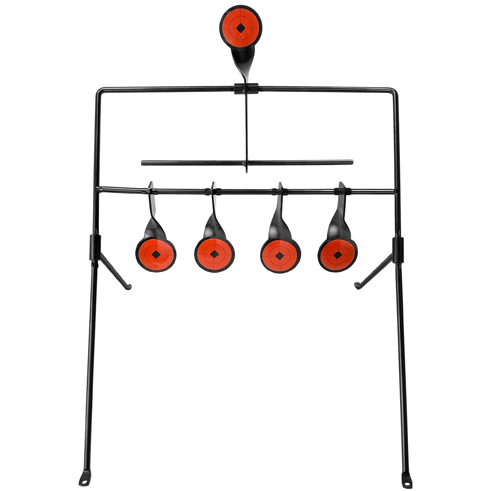 Guyuyii Resetting BB Gun Targets with Auto-Reset Mechanism – Ideal for Backyard, Range, Home, Outdoor Shooting Practice – Includes Bullseye Stickers for Target Practice, Plinking, Shooting Enthusiasts