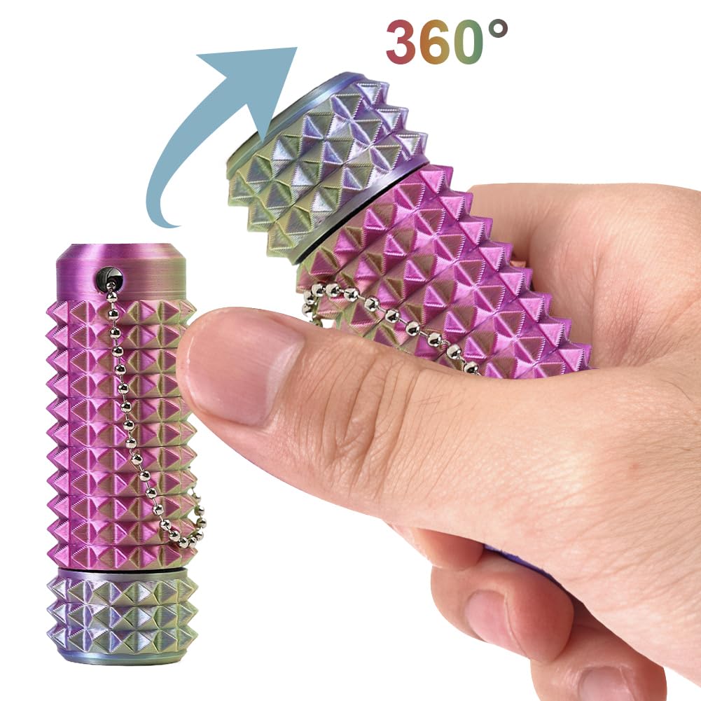 Spiky Grippie Stim Keychain, Anxiety Relief Pain Stim Bumpy Fidget Keychain, Stress, ADHD, Venting Key Pendant - Image 4