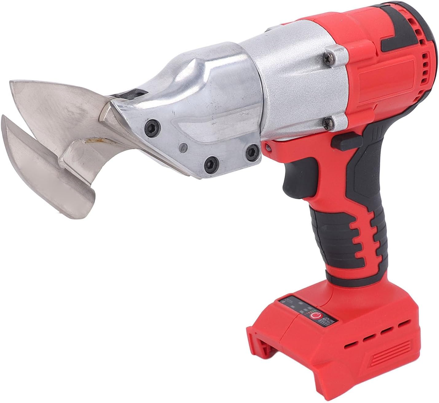 Cordless Metal Shears, 800W Brushless Motor 18V Battery Powered Electric Sheet Metal Cutter with Variable Speed 1500-2200RPM, for Stainless Steel Carbon Steel Aluminum Plastic