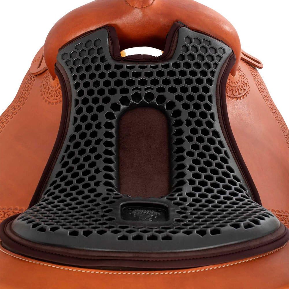 ACAVALLO COPRISEGGIO WESTERN (ORTHO PUBIS WESTERN) IN GEL CON DRI-LEX (MARRONE)