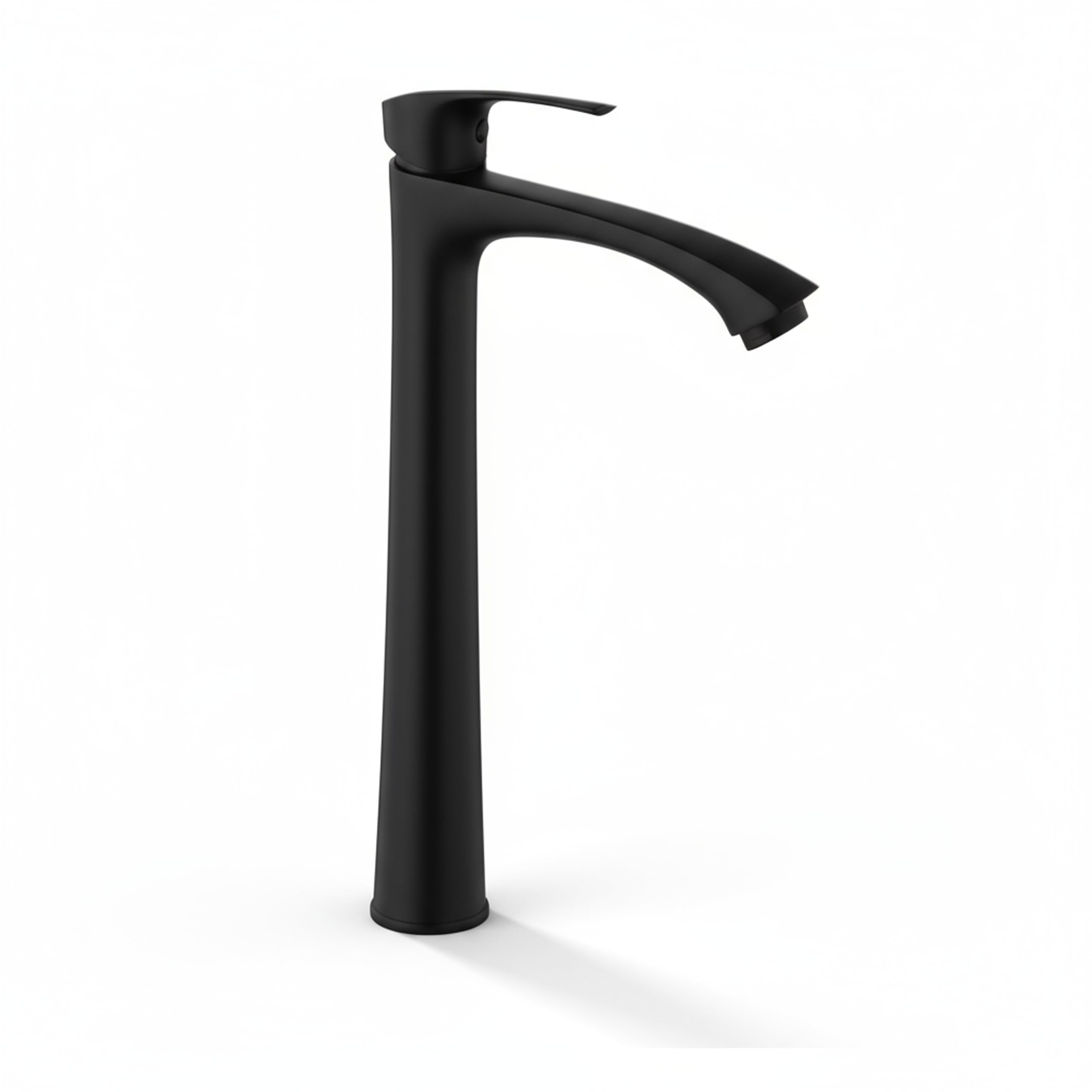 Tapsa Jupiter Series Black PVD Coated Brass Tall Pillar Cock Tap/Tall Pillar Tap with Long Spout & 12 Inches Tall Body/Tall Boy Extended Pillar Tap Faucet (Deck Mount Installation Type)-image-3