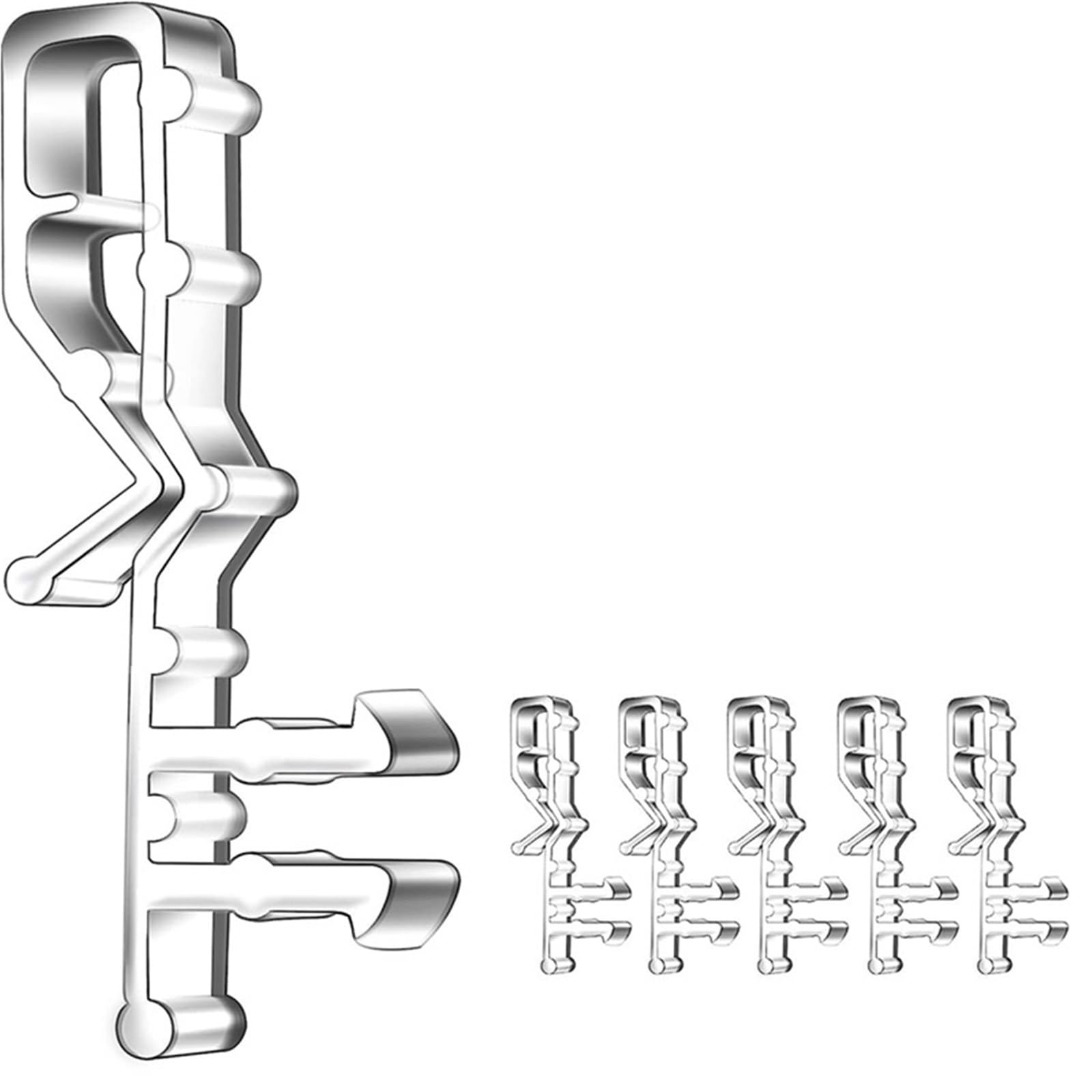 24 Pcs Blind Fixing Bracket Clips for Blinds Valance Replacement Cordless Window Shade Repair Parts Travel
