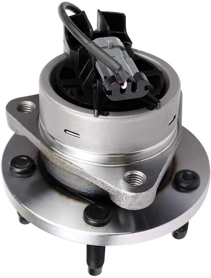 AUQDD 513206 x2 Front Wheel Hub and Bearing Assembly (Fit Vehicles with 4-Wheel ABS and 5 Stud Hub) Compatible with 05-10 Chevy Cobalt /06-11 HHR (No SS and SS Panel) / Pontiac G5 /03-07 Saturn Ion
