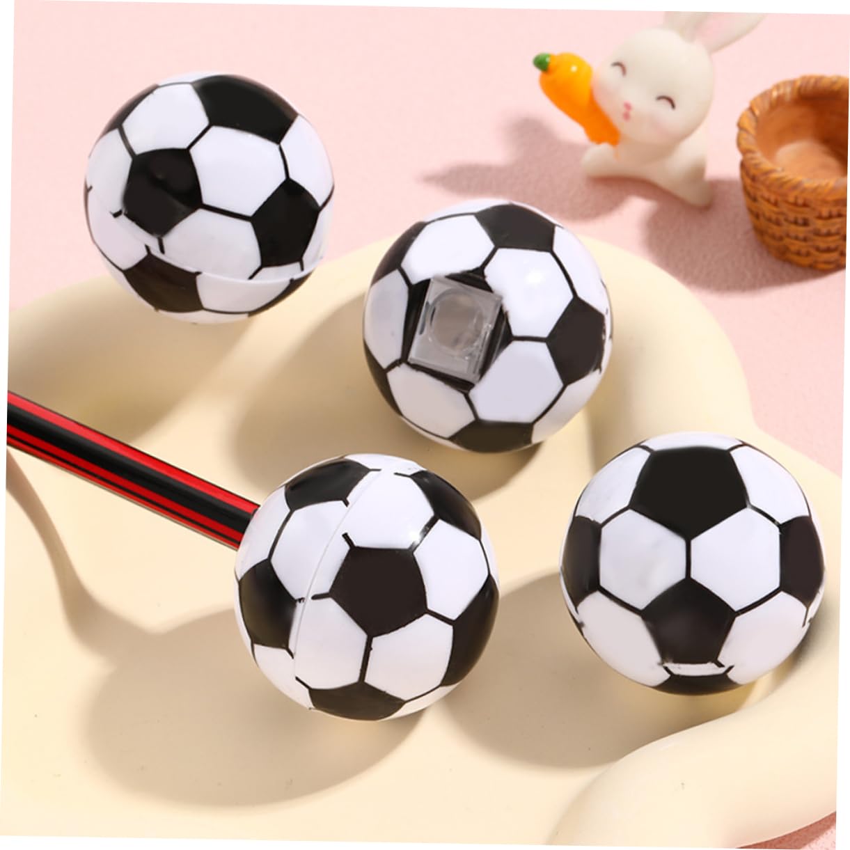 ARTIBETTER 5 Sätze Bleistiftspitzer Für Süßer Fuß Manueller Fußball Bleistift Bleistiftspitzer Für Schüler Hand Sportspitzer Bleistifte Für Die Schule 20 Stück * 5