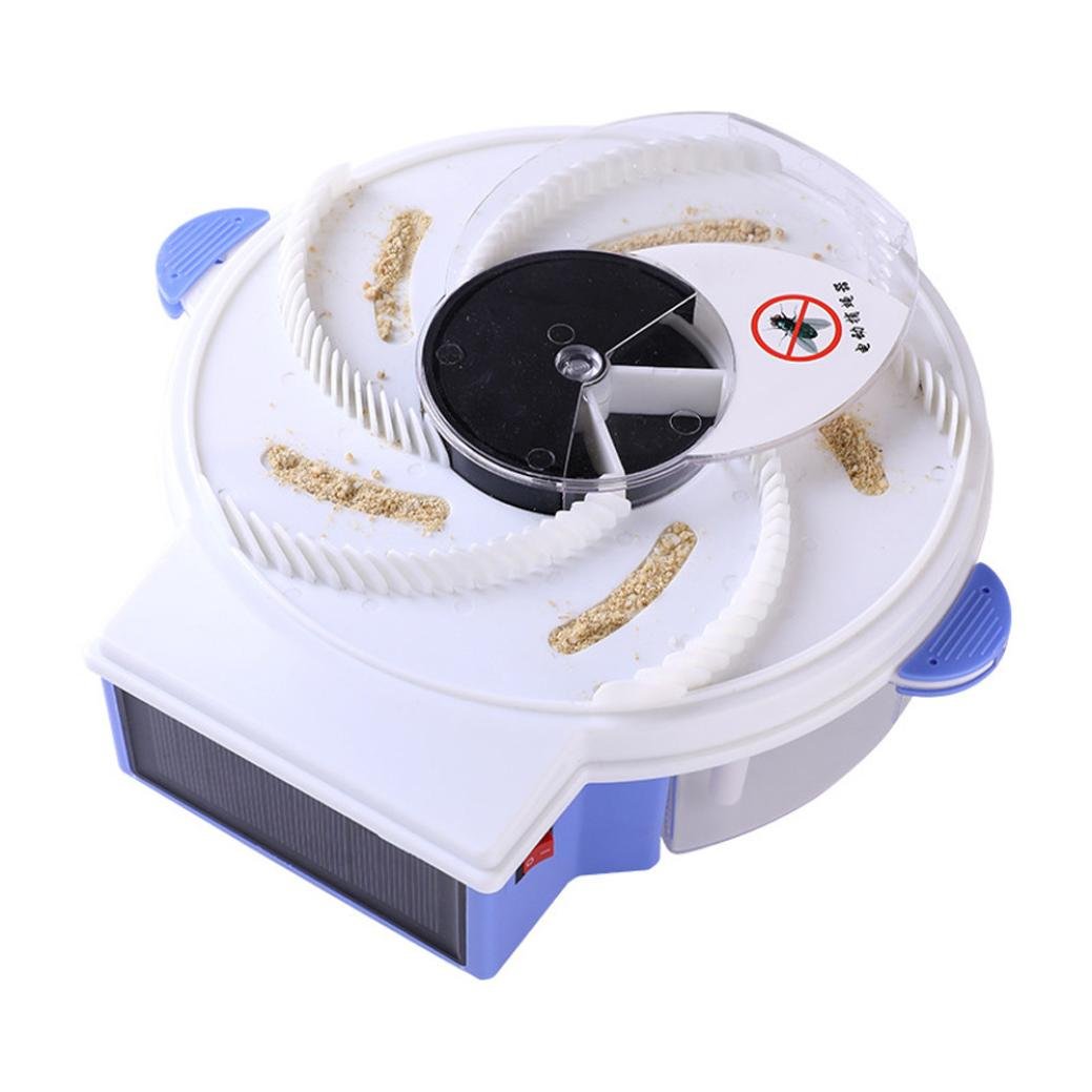 Cinhent Mosquito Bug Zapper Eco Friendly Solar Energy Electric Indoor Fly Trap Device With Trapping Food Flycatcher Artifact