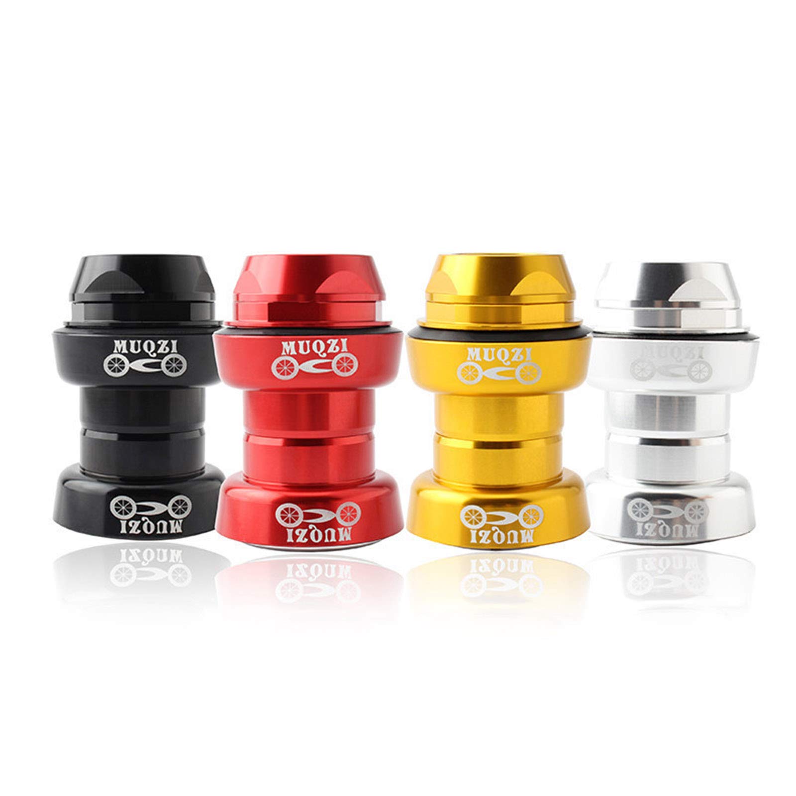 Necvior Bike Headset Mountain Bike Headset Aluminium Alloy Road Cycle Headset for 30mm Head Tube 25.4mm Front Replacement Fork Repair Modification Parts