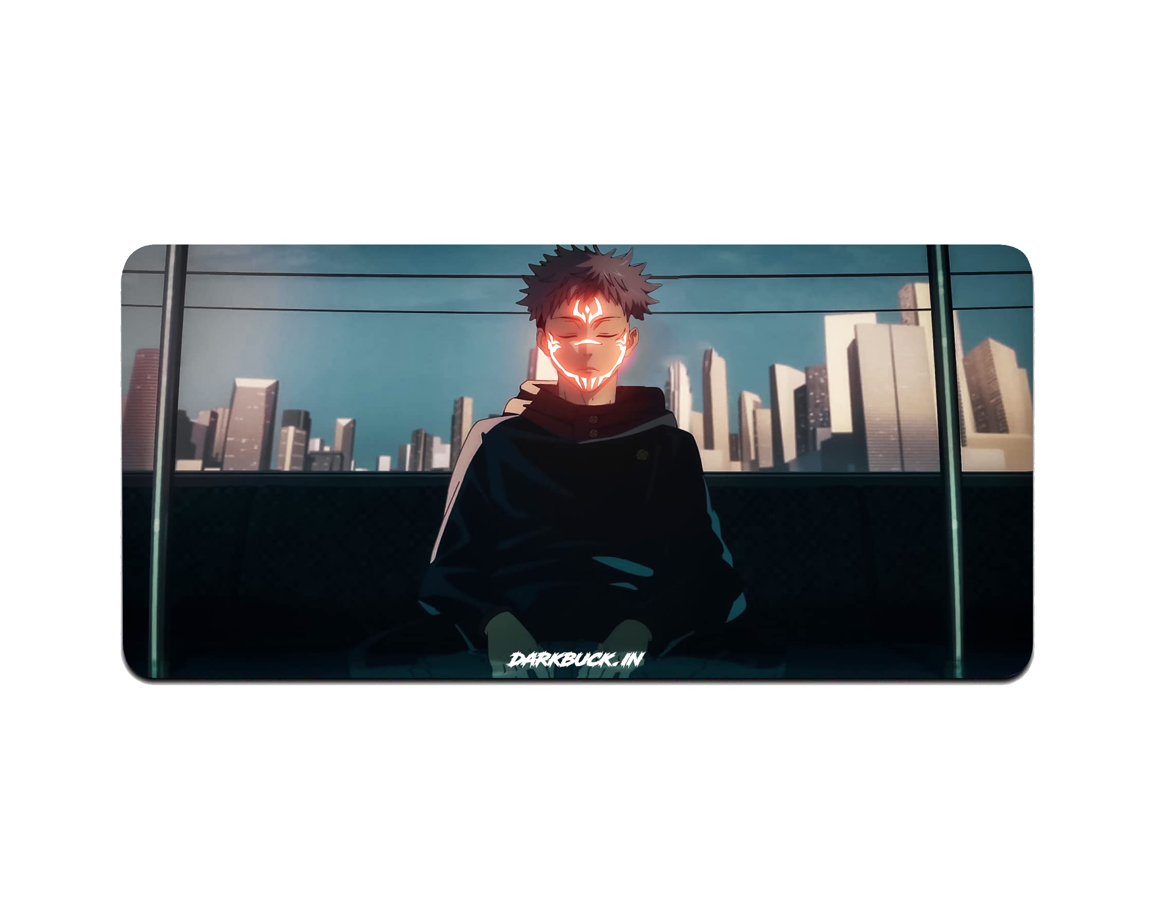 Darkbuck Large Extended Anime Mouse Pad Gojo Satoru Art for Laptop Desktop PC Gaming Mousepads Rubber Base with- Anti Skid (595MM x 290MM x 3MM) Mousepad