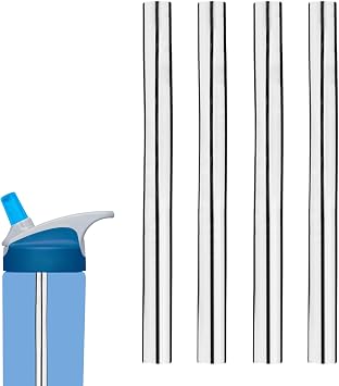 Metal Straw Compatible with CamelBak eddy Kids 12oz,Stainless Steel Metal Straw for CamelBak eddy Kids Accessories