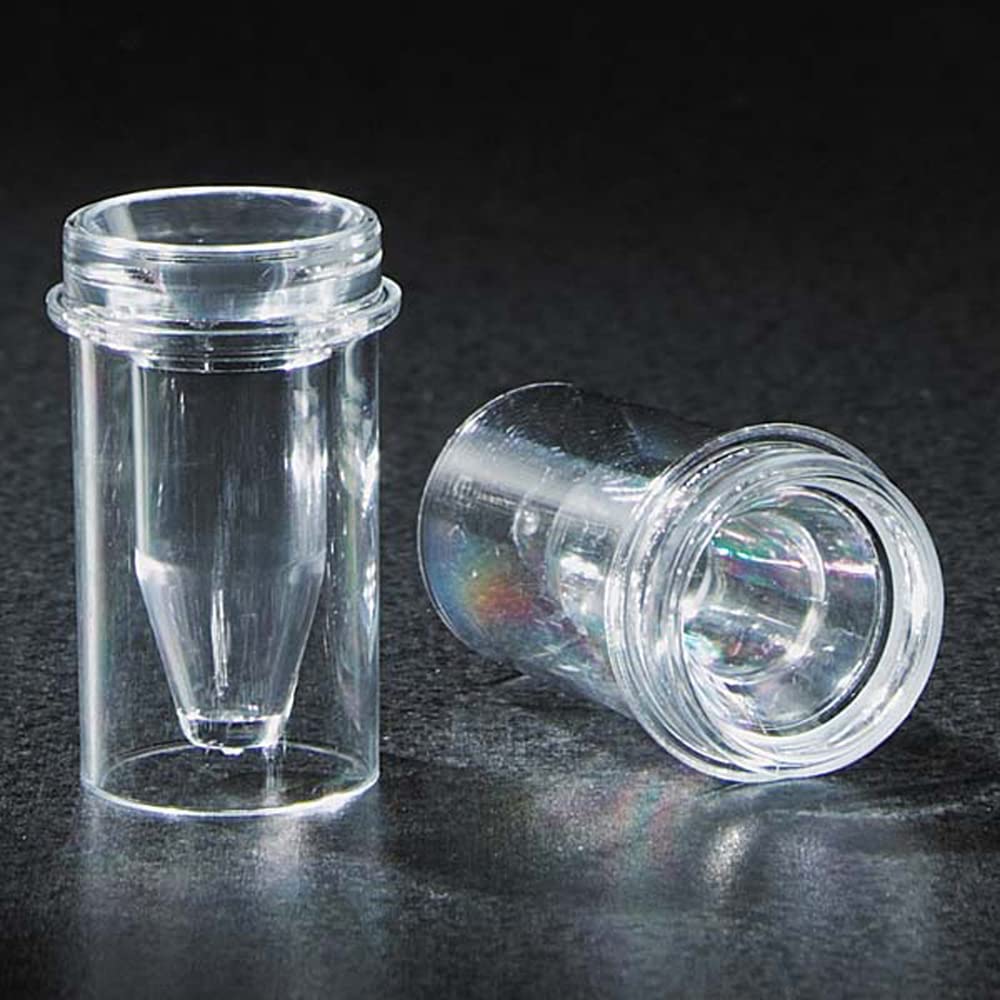 Globe Scientific 5541 Cx Series Sample Cup, PS, 0.5 mL, Pack of 1000