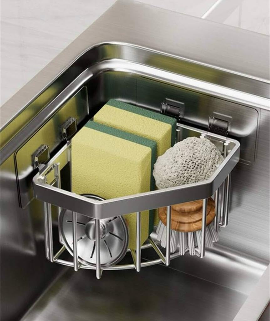Sink caddy Multipurpose Corner kitchen Sink Organizer & Shower Caddy