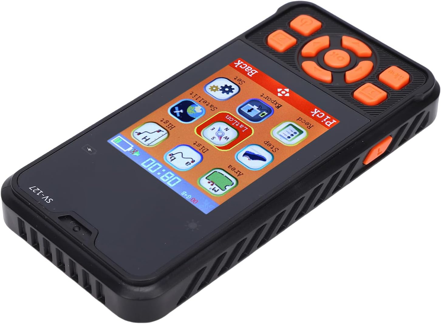 Zopsc Compact Handheld GPS for Surveying Land Area Distance with 900 Records Capacity for Property Development Projects