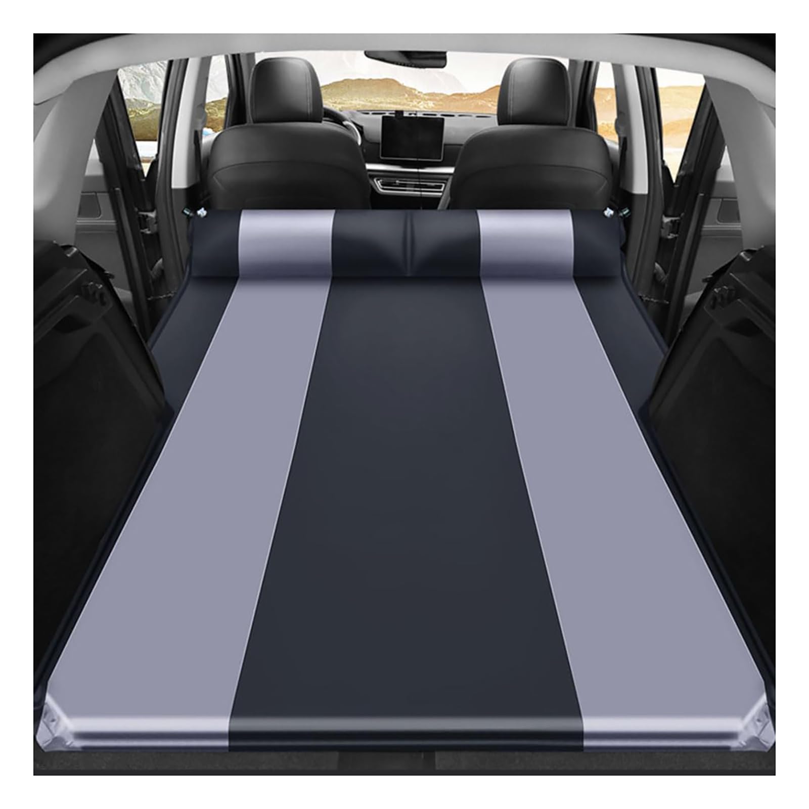 RYOSRKQMK Car Inflatable Mattress for Seat Arona Arona FR Altea FR Ateca Ateca FR Marbella Ibiza Mk2 Sleeping Pad Trunk Air Bed Mattresses Back Seat Cushion Camping Travel Mat,A