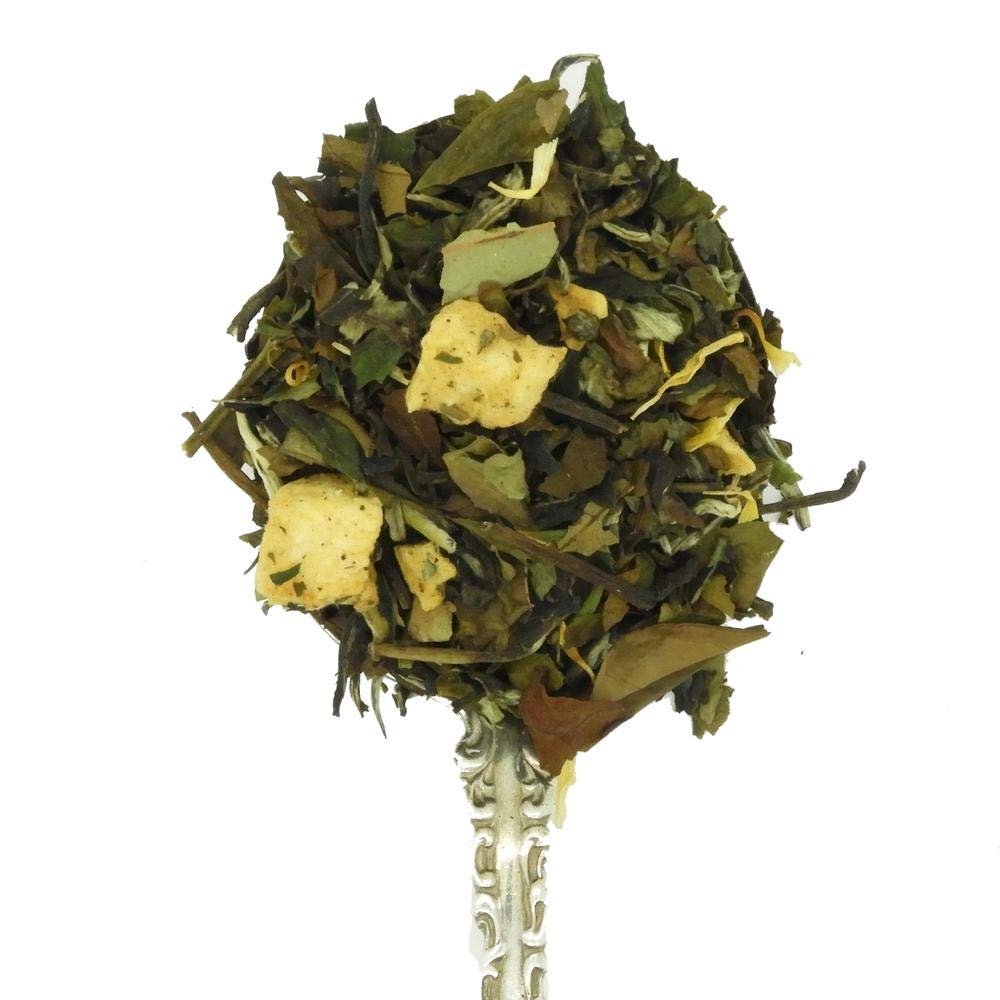 The Whistling Kettle White Peach Tea - Full Bodied Smooth White Tea with Citrus and Peach- 3oz (54 s