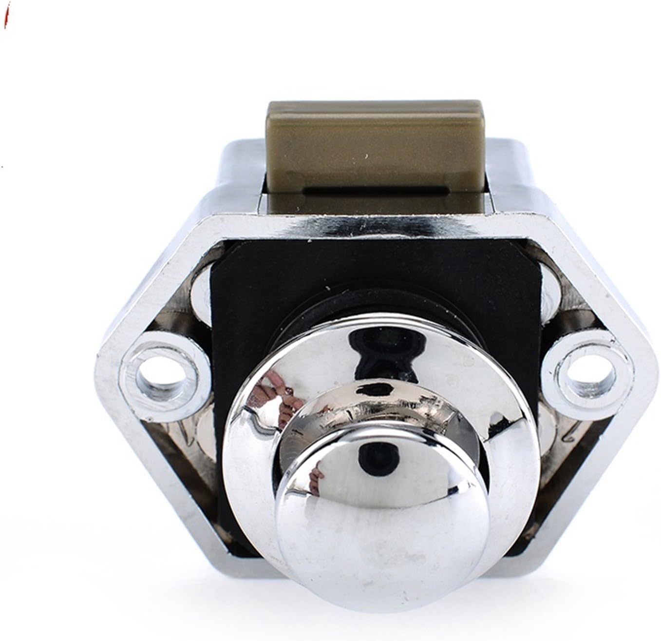 Camper Car Push Lock Diameter 20mm RV Caravan Boat Motor Home Cabinet Drawer Latch Button Locks for Furniture Hardware 1Pcs(Pearl nikel)