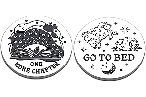 Unique Book Lover's Coin for Reading Addicts
