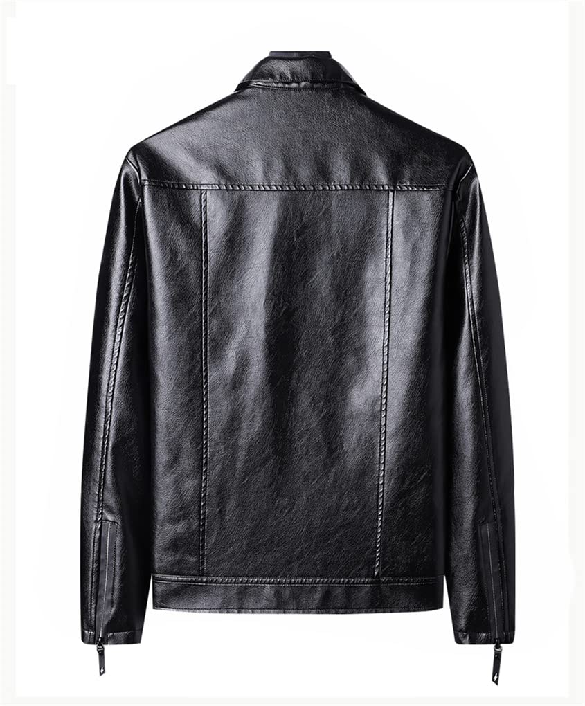 Jegsnoe Giacche In Pelle Da Uomo Giacca Da Moto Casual In PU Da Uomo Primavera Autunno Giacca In Pelle Da Uomo