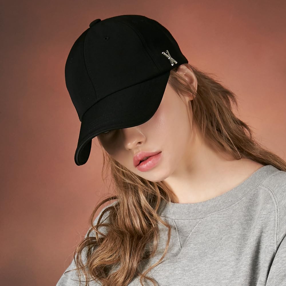 VARZAR Bazaar [Official Direct Store] Silver Stud Over Fit Ball Cap / Silver Stud Overfit Ball Cap All 3 Colors Unisex Cap Korean Anti-UV Protection Deepening Face Effect SNS Topic Entertainer Wear - 4