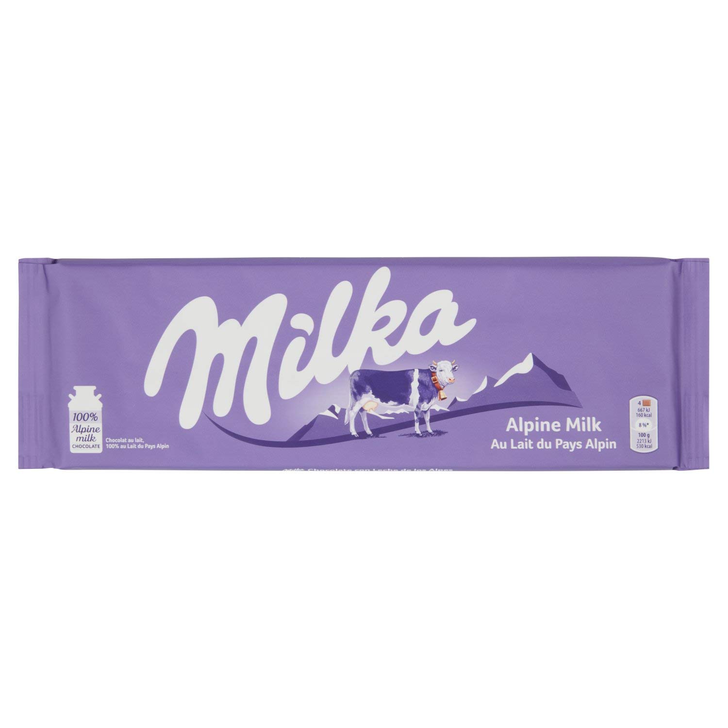 Milka Milka Tableta de Chocolate con Leche - Pack of 8 x 270 g (Total: 2.16 kg)